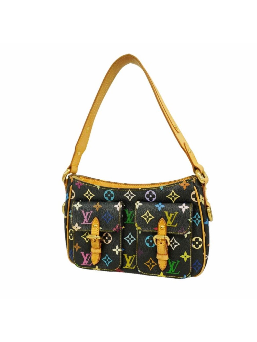 Louis Vuitton Shoulder Bag Monogram Multicolor Lodge PM Noir